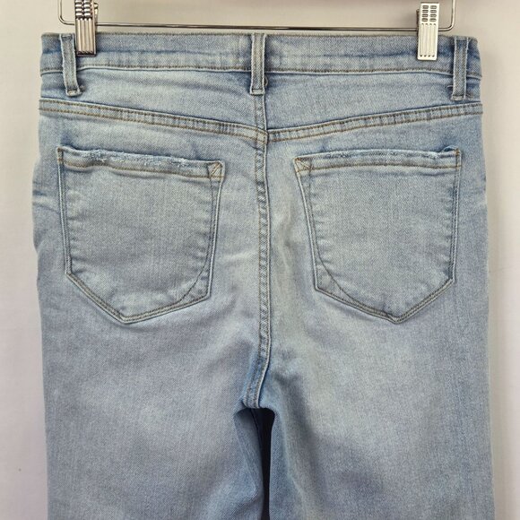 Kensie Vintage Luxe Slim Crop Jeans Light Wash Size 10 - Picture 5 of 13
